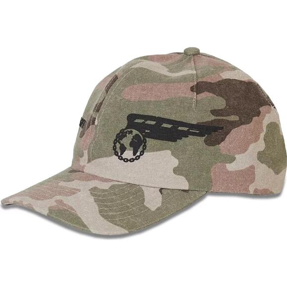 Honor The Gift Men's Airborne Woodland Camouflage Unstructured Strapback Hat Cap - Picture 2 of 3